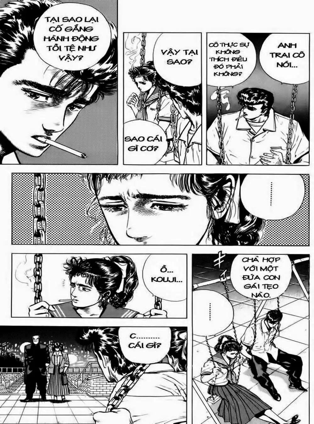 Truyện Tranh Gã Vô Dụng - Rokudenashi Blues trang 7
