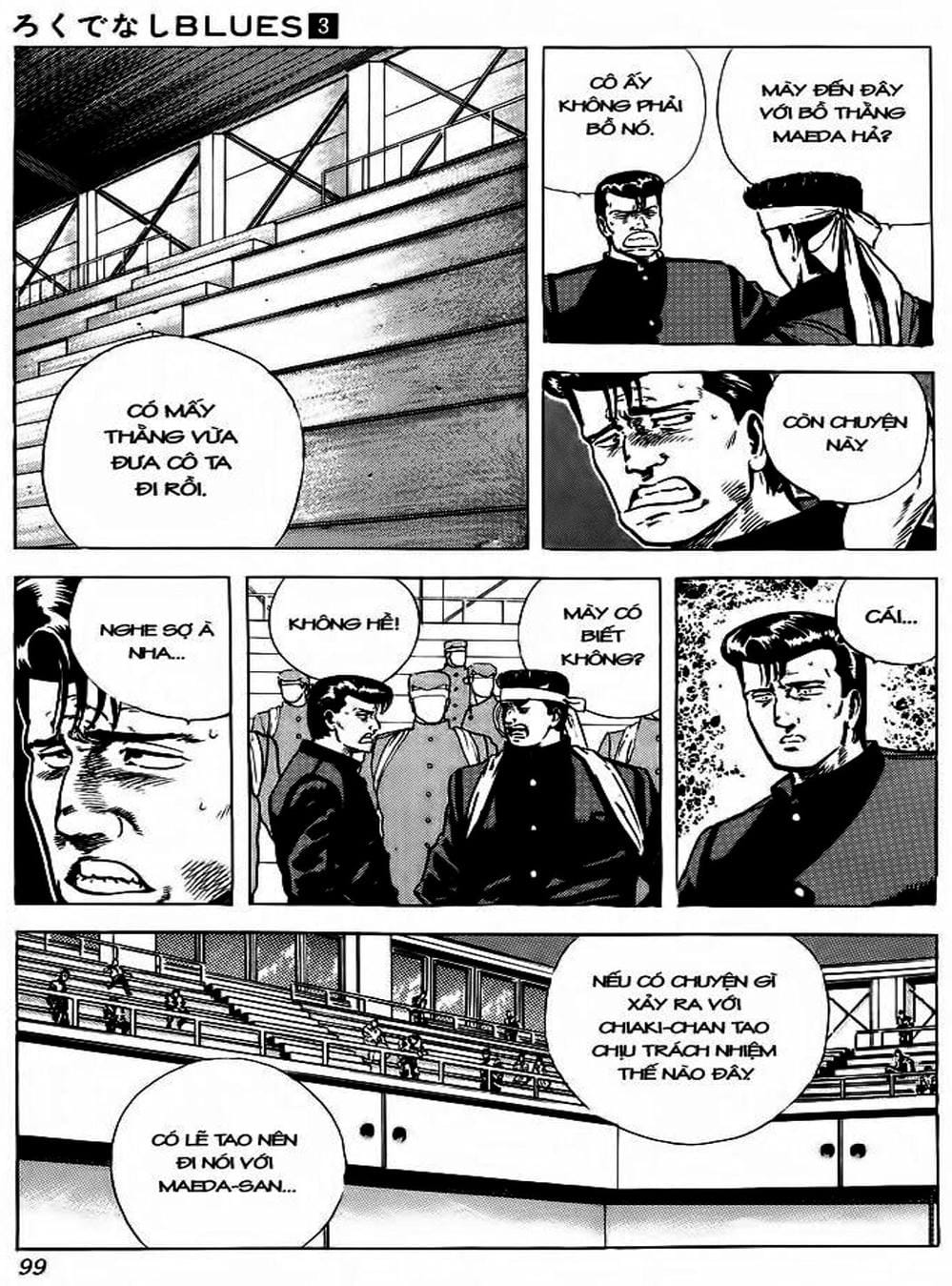 Truyện Tranh Gã Vô Dụng - Rokudenashi Blues trang 7