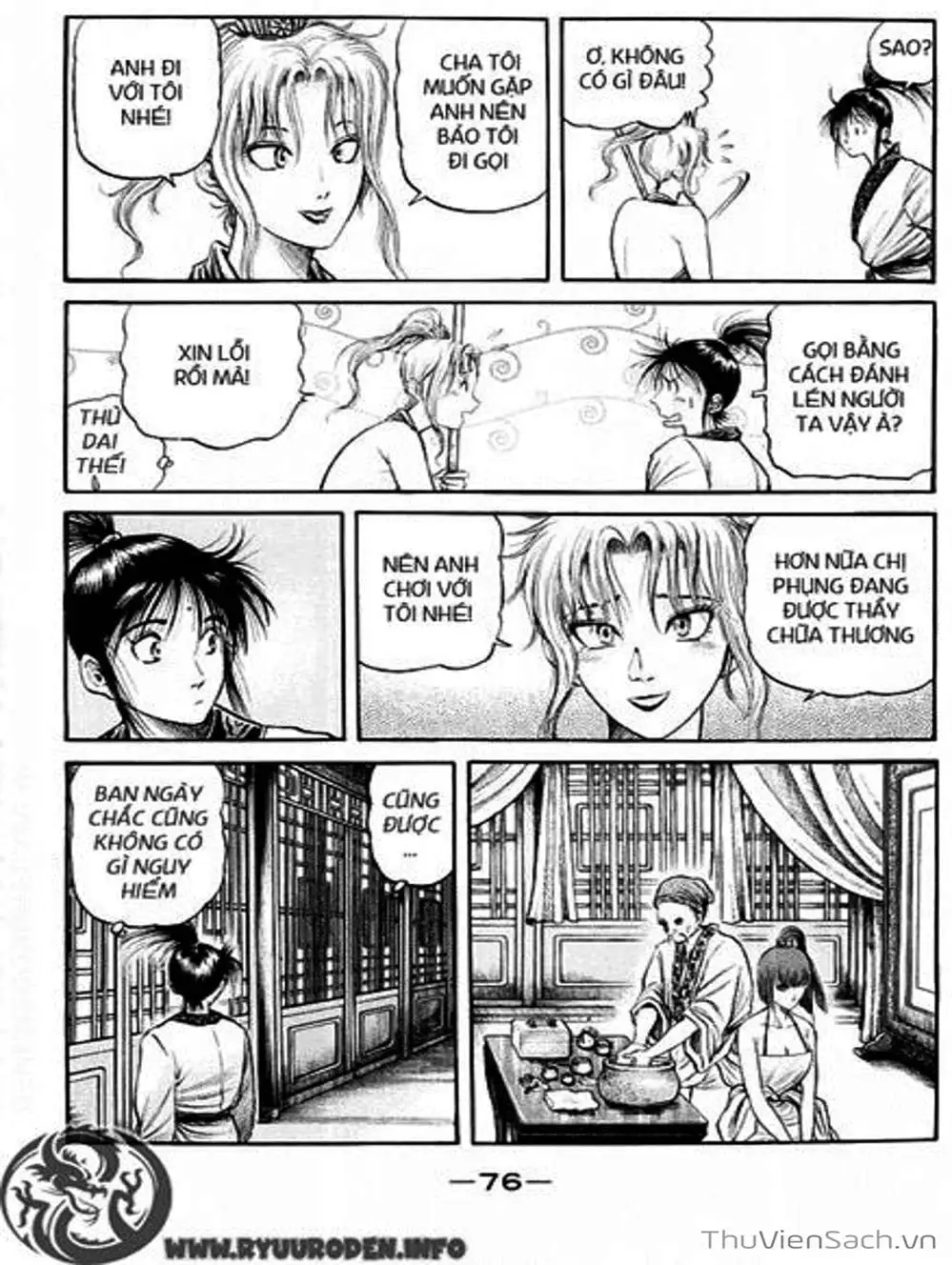 Truyện Tranh Chú Bé Rồng - Ryuuroden trang 5