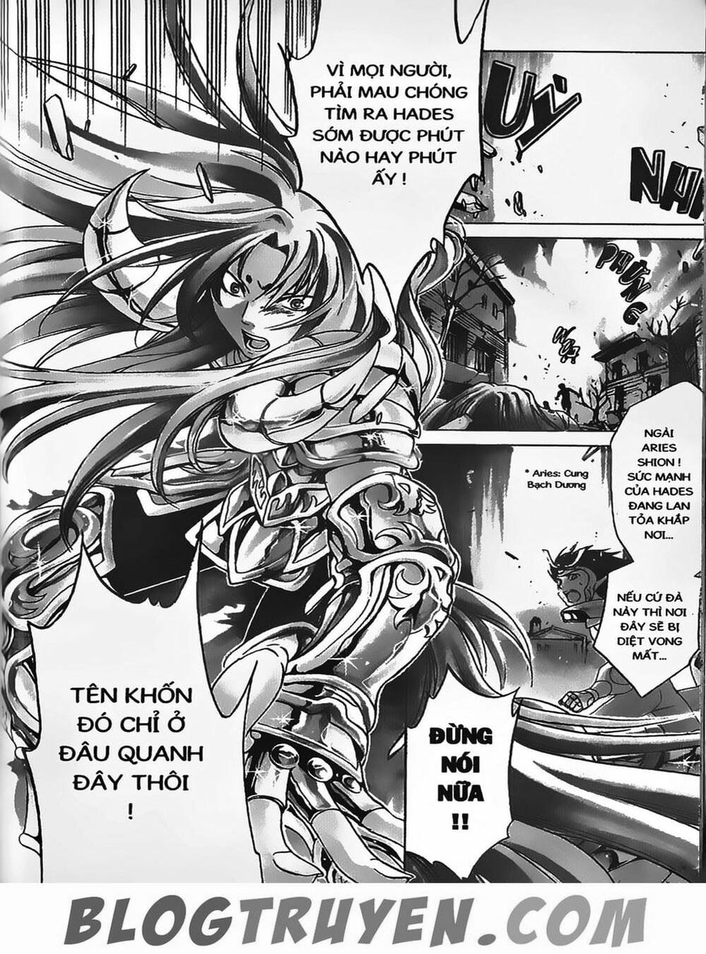 Truyện Tranh Truyền Thuyết Minh Vương - Sain Saiyan: The Lost Canvas trang 4