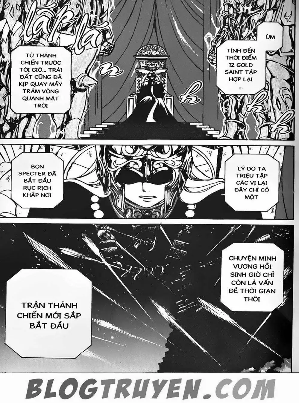 Truyện Tranh Truyền Thuyết Minh Vương - Sain Saiyan: The Lost Canvas trang 4