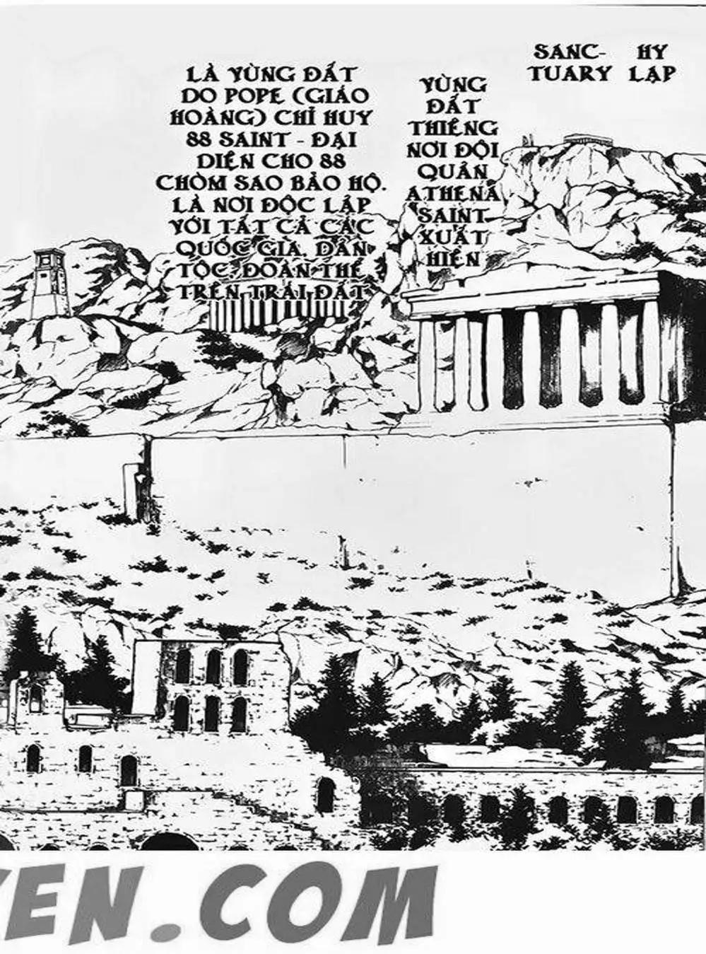 Truyện Tranh Truyền Thuyết Minh Vương - Sain Saiyan: The Lost Canvas trang 4