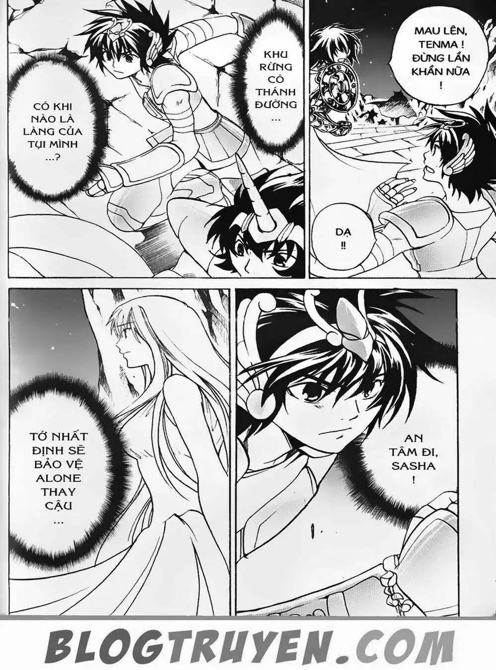 Truyện Tranh Truyền Thuyết Minh Vương - Sain Saiyan: The Lost Canvas trang 4