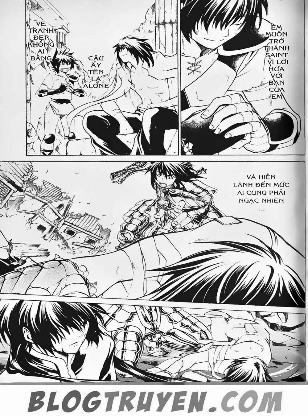 Truyện Tranh Truyền Thuyết Minh Vương - Sain Saiyan: The Lost Canvas trang 4