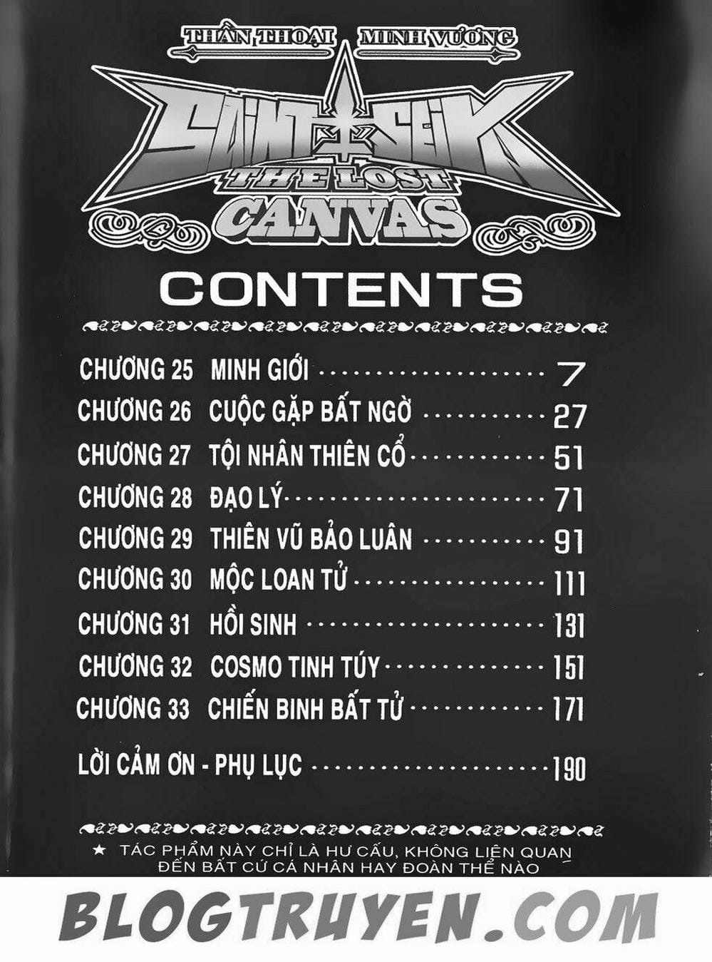 Truyện Tranh Truyền Thuyết Minh Vương - Sain Saiyan: The Lost Canvas trang 4