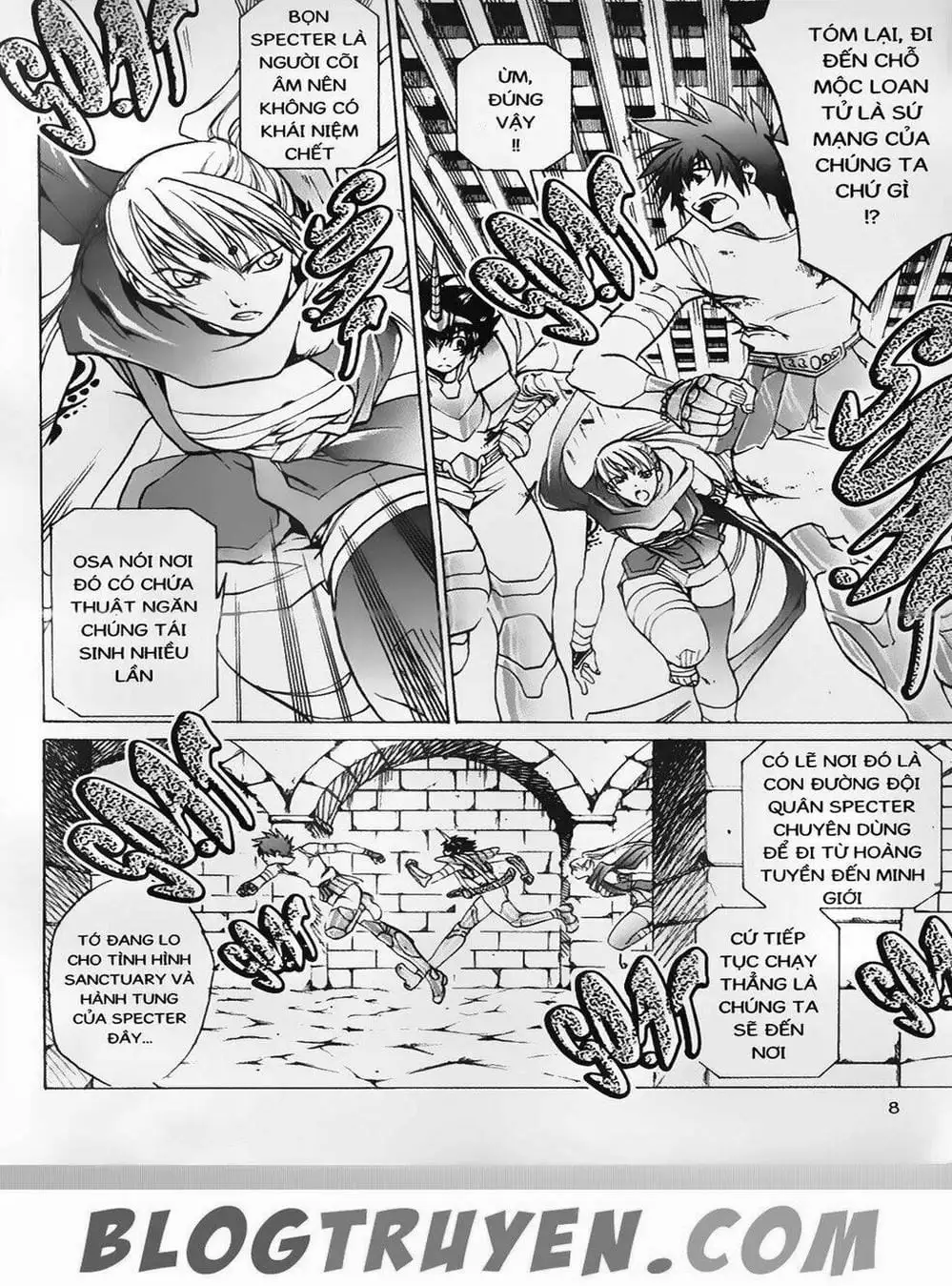 Truyện Tranh Truyền Thuyết Minh Vương - Sain Saiyan: The Lost Canvas trang 4