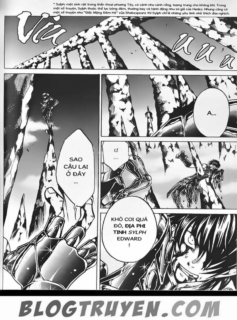 Truyện Tranh Truyền Thuyết Minh Vương - Sain Saiyan: The Lost Canvas trang 4