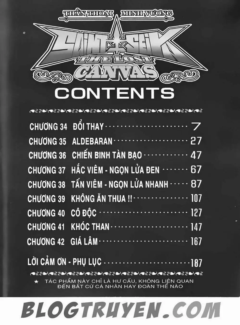 Truyện Tranh Truyền Thuyết Minh Vương - Sain Saiyan: The Lost Canvas trang 4