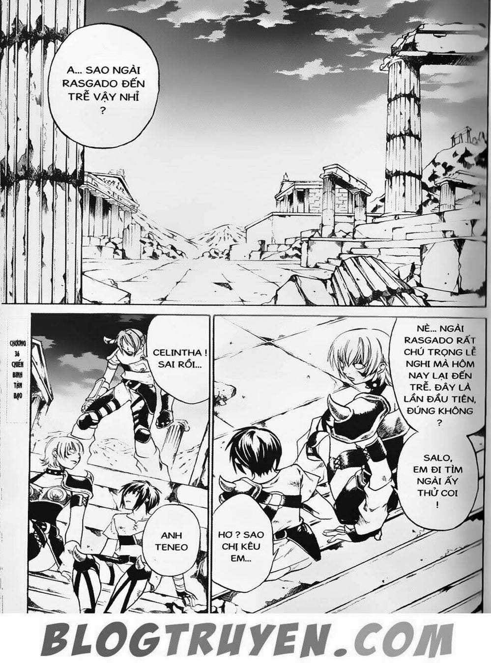 Truyện Tranh Truyền Thuyết Minh Vương - Sain Saiyan: The Lost Canvas trang 4