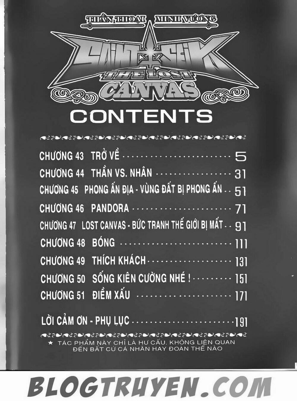 Truyện Tranh Truyền Thuyết Minh Vương - Sain Saiyan: The Lost Canvas trang 4