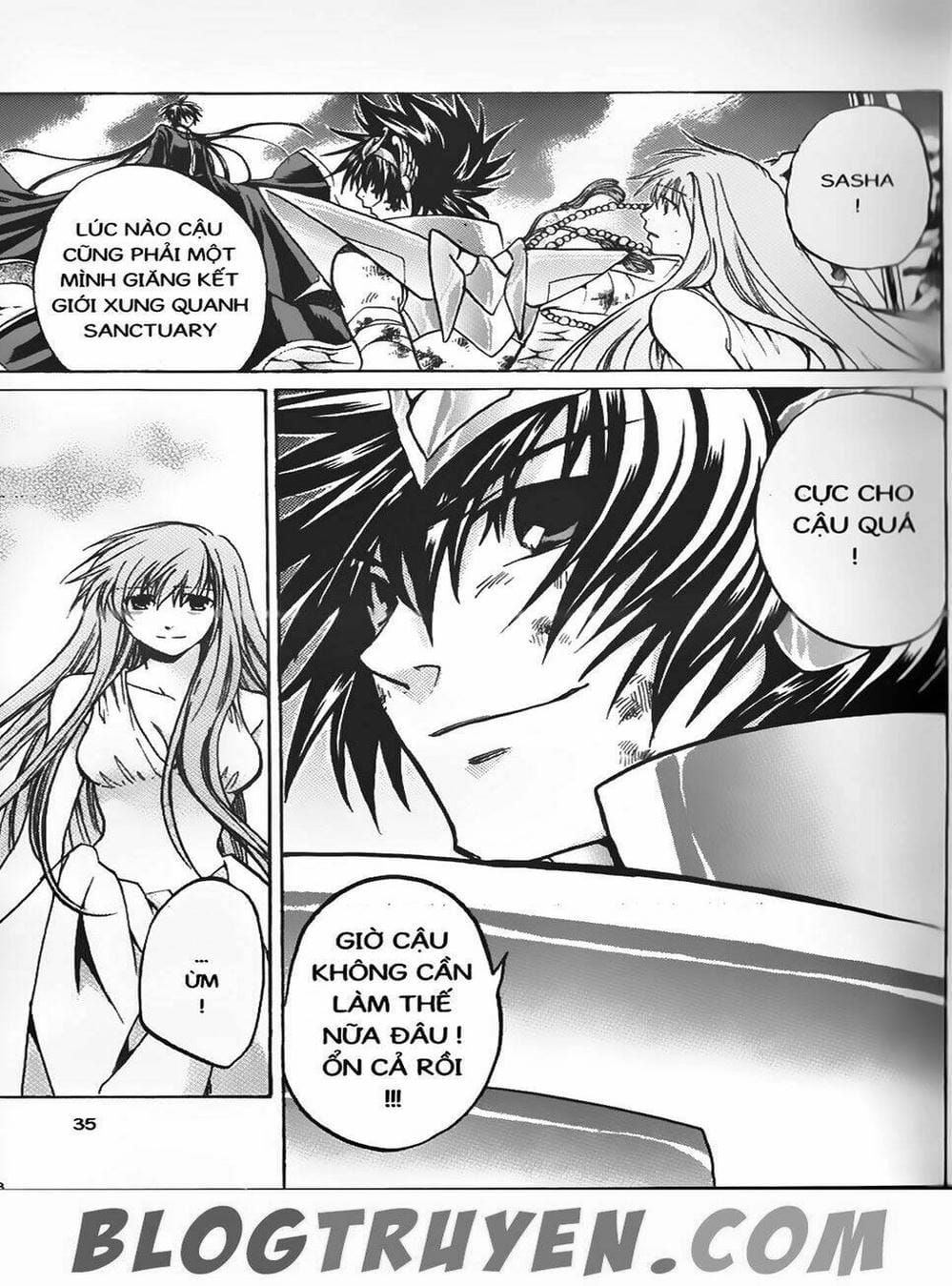 Truyện Tranh Truyền Thuyết Minh Vương - Sain Saiyan: The Lost Canvas trang 4