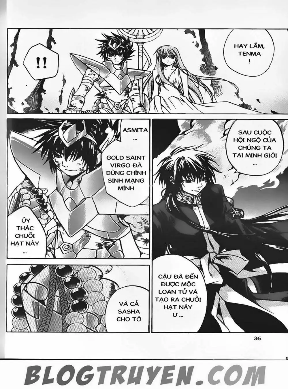 Truyện Tranh Truyền Thuyết Minh Vương - Sain Saiyan: The Lost Canvas trang 4