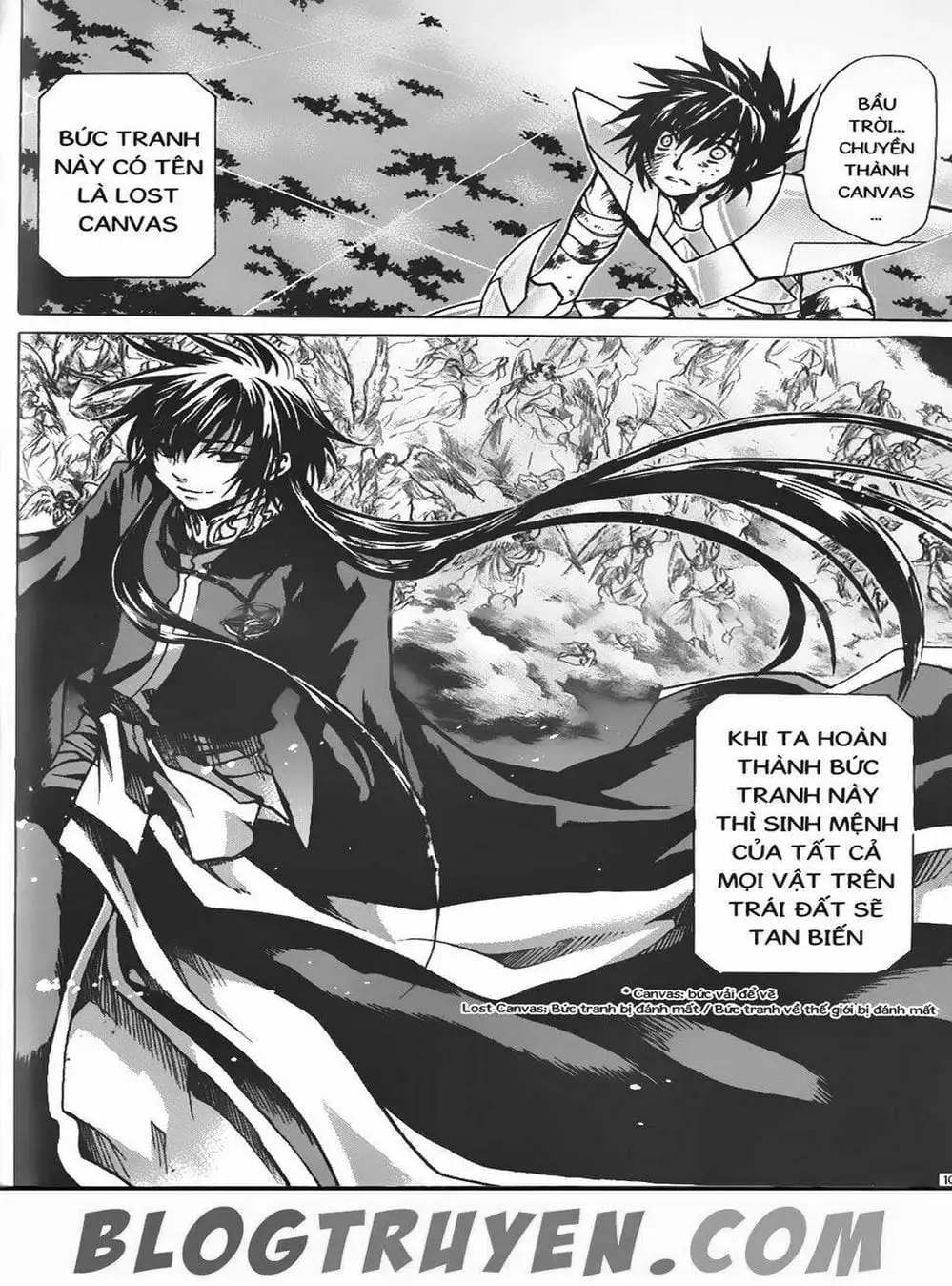 Truyện Tranh Truyền Thuyết Minh Vương - Sain Saiyan: The Lost Canvas trang 4