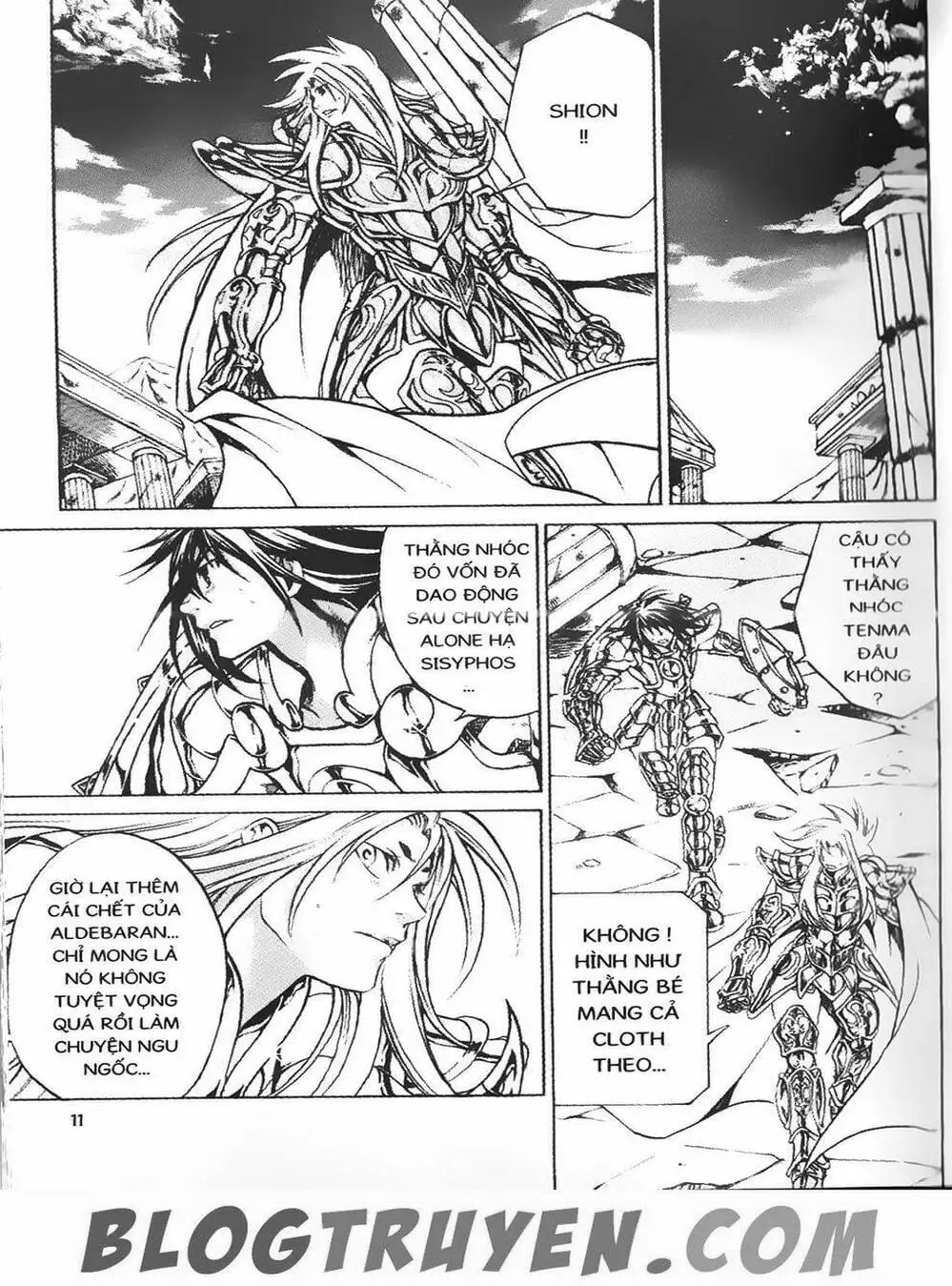 Truyện Tranh Truyền Thuyết Minh Vương - Sain Saiyan: The Lost Canvas trang 4