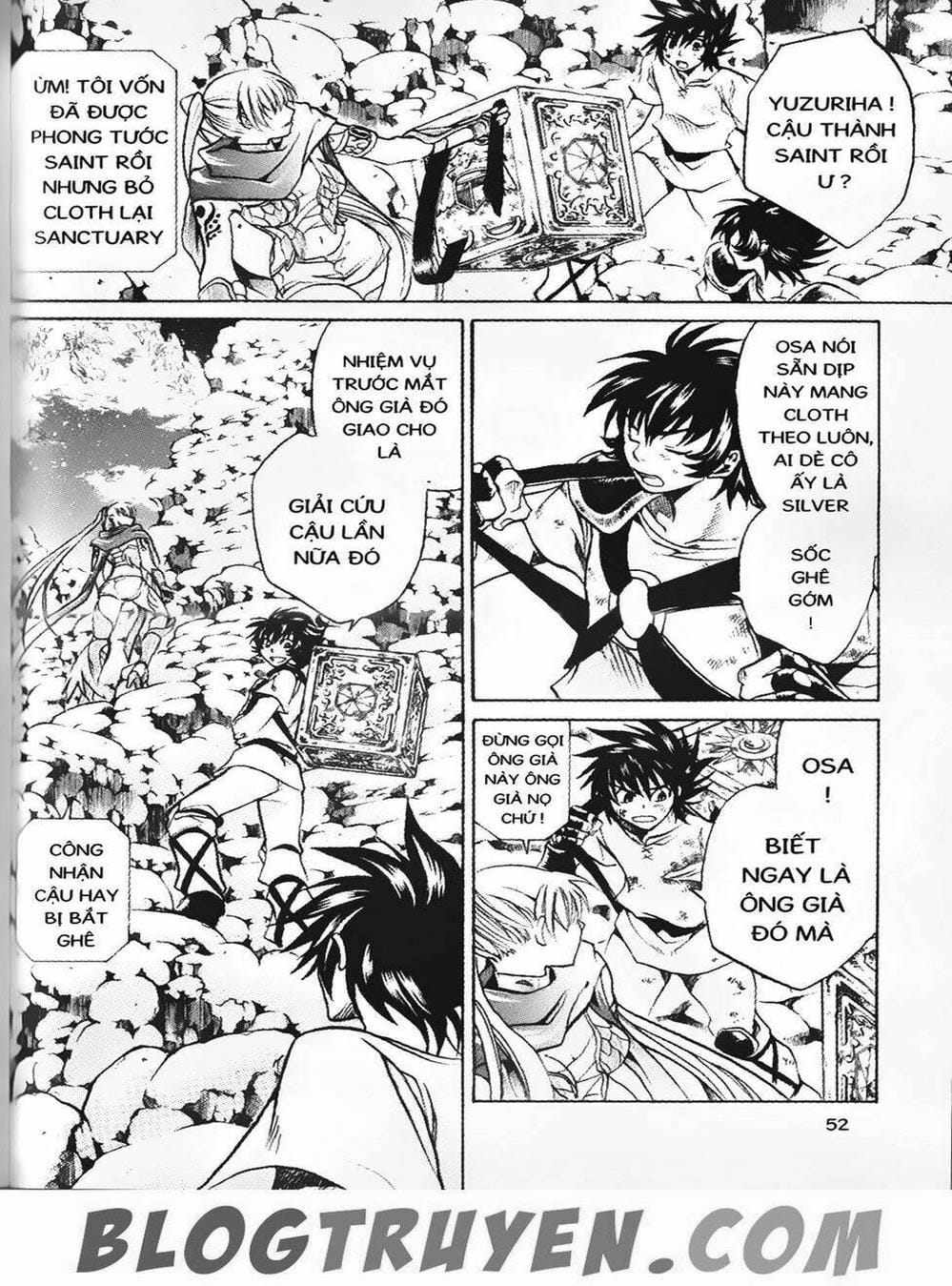 Truyện Tranh Truyền Thuyết Minh Vương - Sain Saiyan: The Lost Canvas trang 4