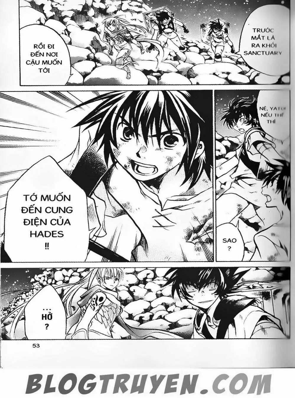 Truyện Tranh Truyền Thuyết Minh Vương - Sain Saiyan: The Lost Canvas trang 4