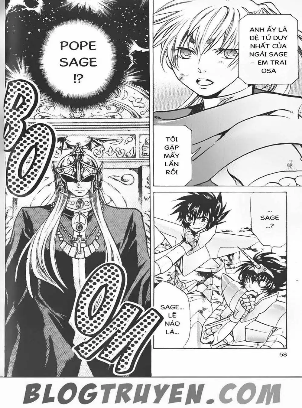 Truyện Tranh Truyền Thuyết Minh Vương - Sain Saiyan: The Lost Canvas trang 4