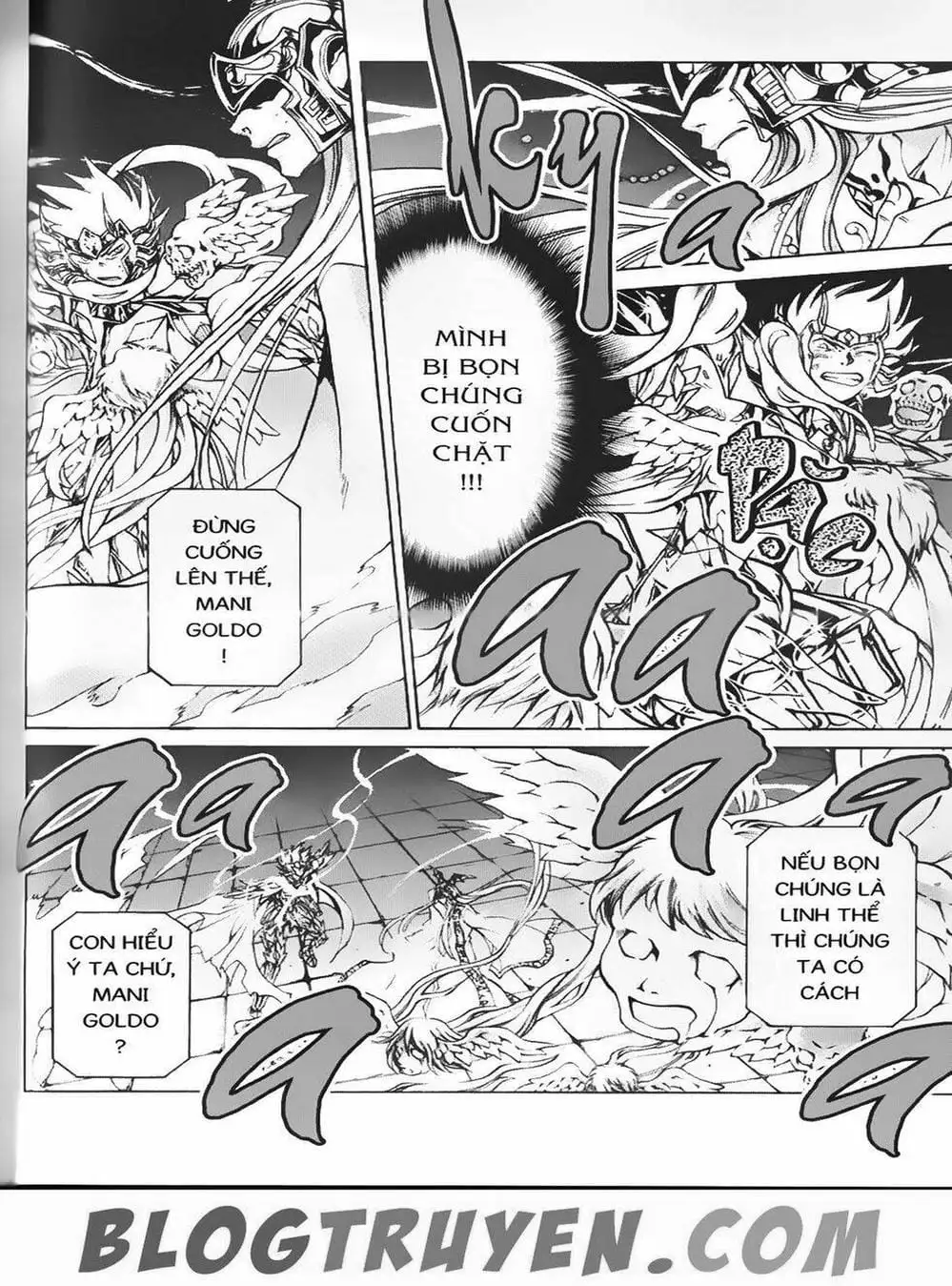 Truyện Tranh Truyền Thuyết Minh Vương - Sain Saiyan: The Lost Canvas trang 4