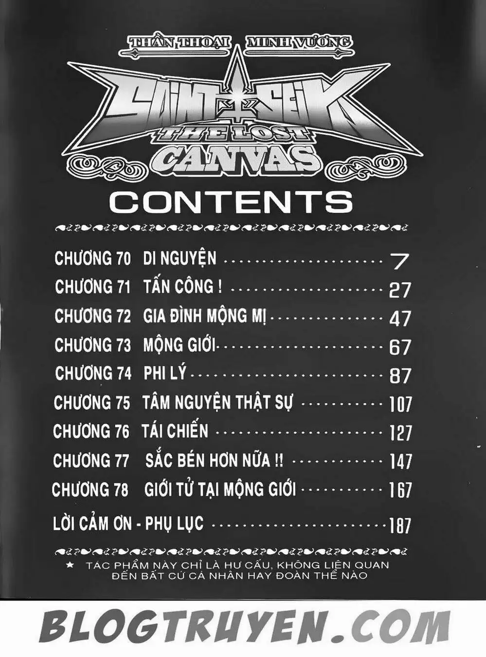 Truyện Tranh Truyền Thuyết Minh Vương - Sain Saiyan: The Lost Canvas trang 4