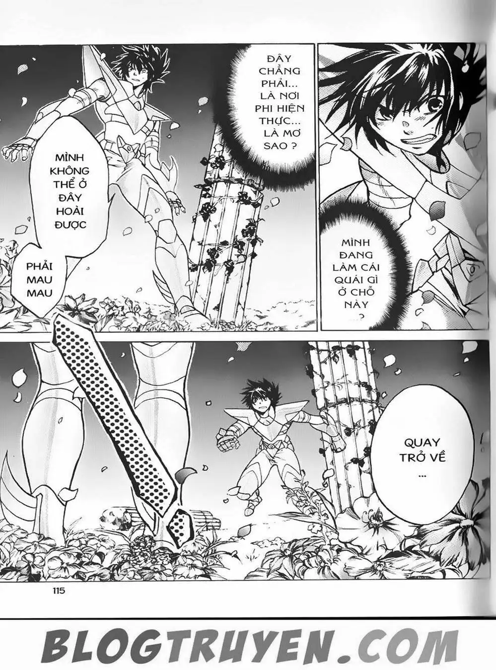 Truyện Tranh Truyền Thuyết Minh Vương - Sain Saiyan: The Lost Canvas trang 4