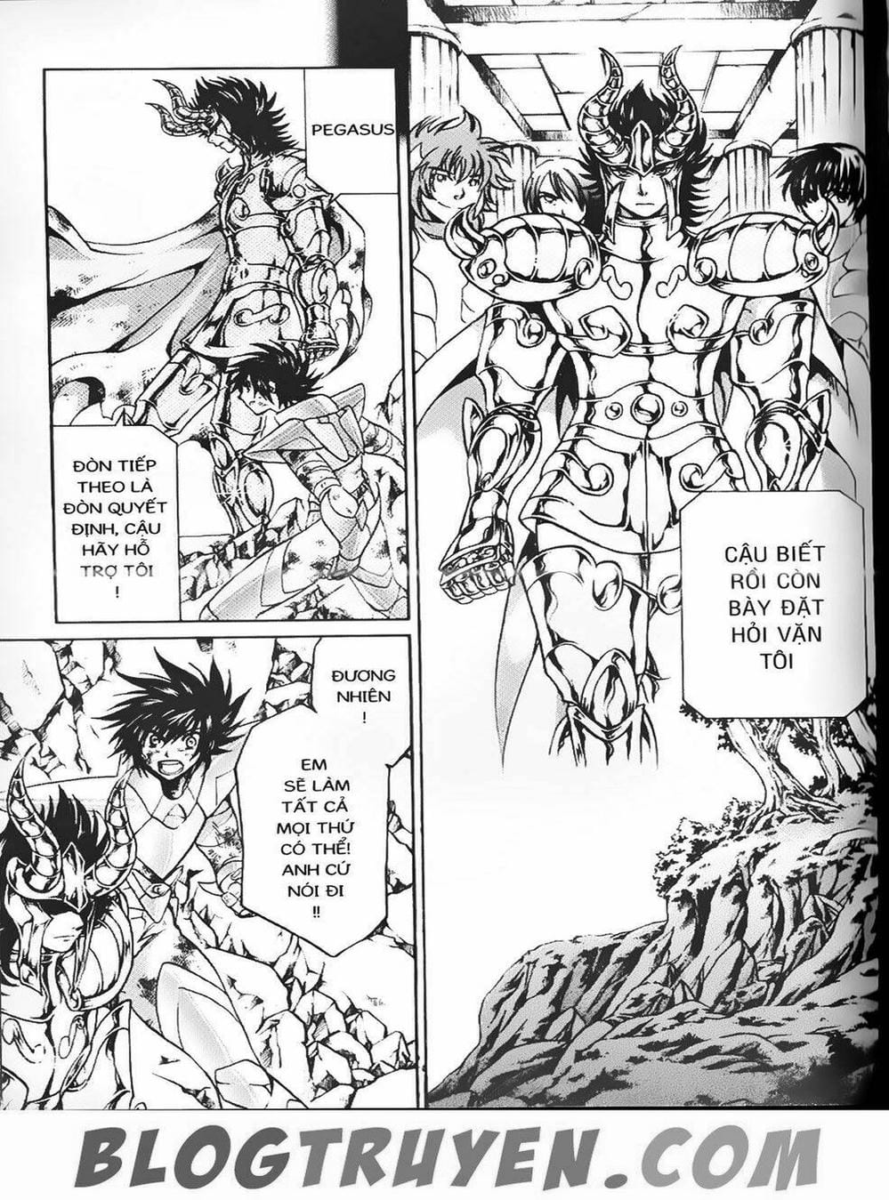 Truyện Tranh Truyền Thuyết Minh Vương - Sain Saiyan: The Lost Canvas trang 4