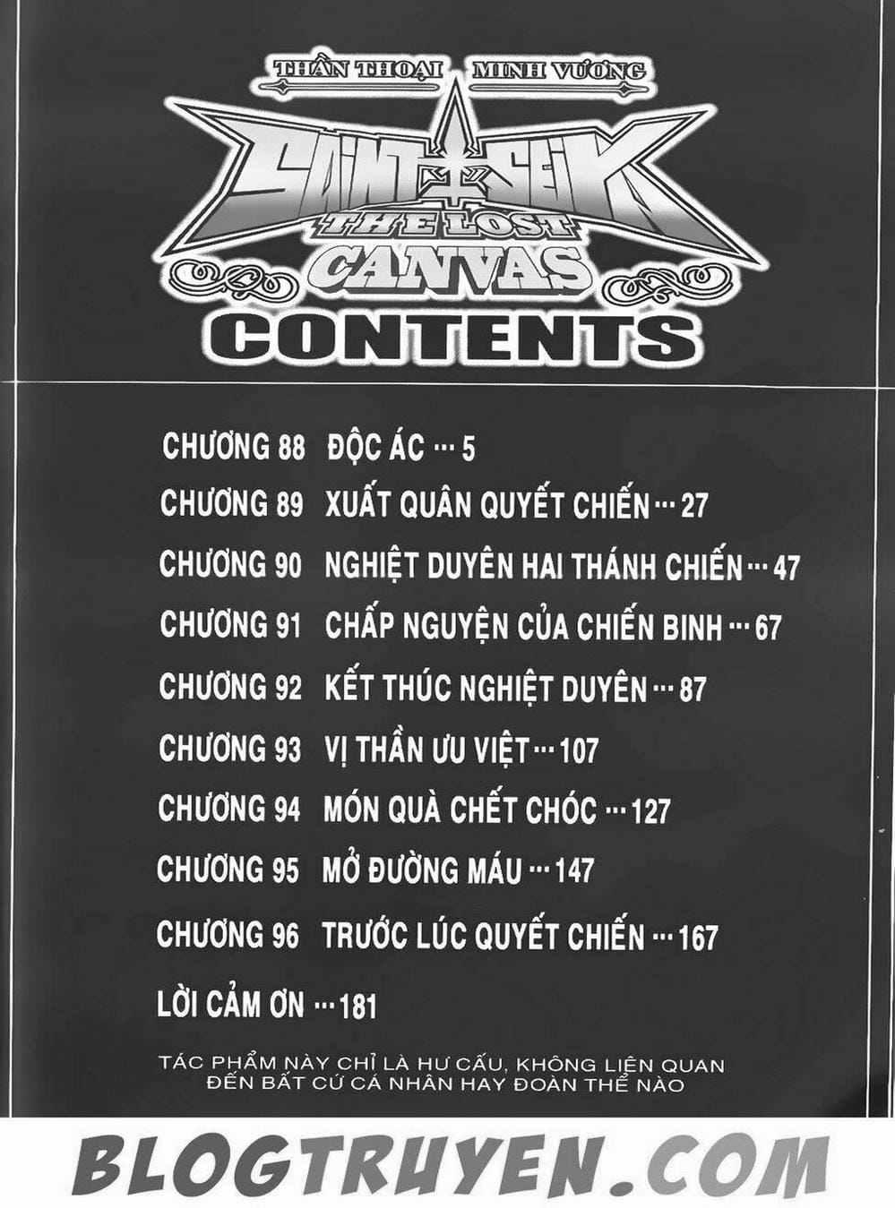 Truyện Tranh Truyền Thuyết Minh Vương - Sain Saiyan: The Lost Canvas trang 4