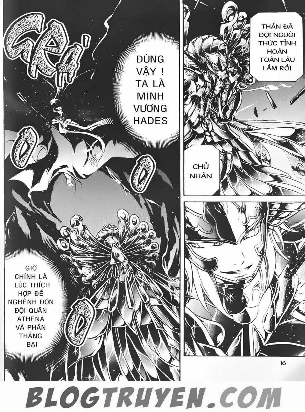 Truyện Tranh Truyền Thuyết Minh Vương - Sain Saiyan: The Lost Canvas trang 4