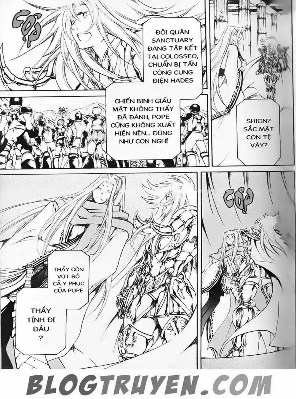 Truyện Tranh Truyền Thuyết Minh Vương - Sain Saiyan: The Lost Canvas trang 4