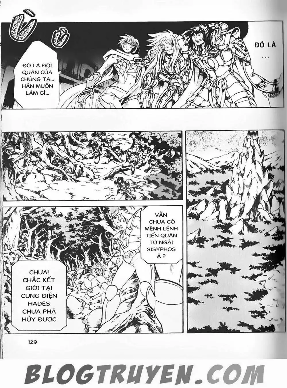 Truyện Tranh Truyền Thuyết Minh Vương - Sain Saiyan: The Lost Canvas trang 4