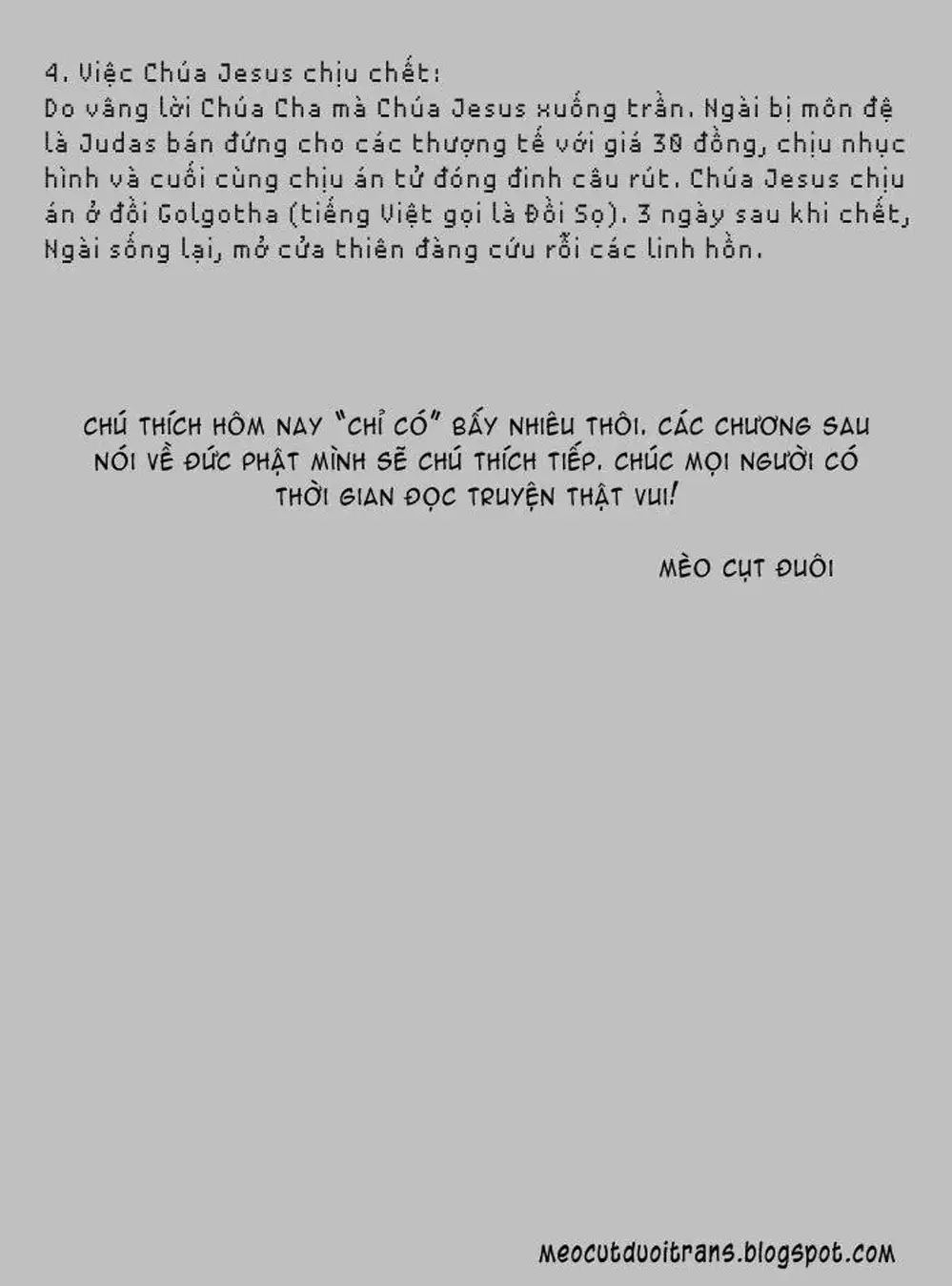 Truyện Tranh Chúa Jesus Và Phật Gautama - Saint Oniisan trang 3