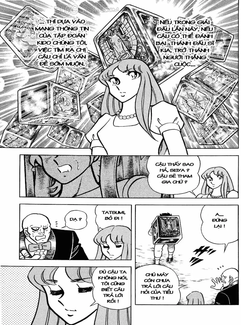 Truyện Tranh Áo Giáp Vàng - Saint Seiya trang 4
