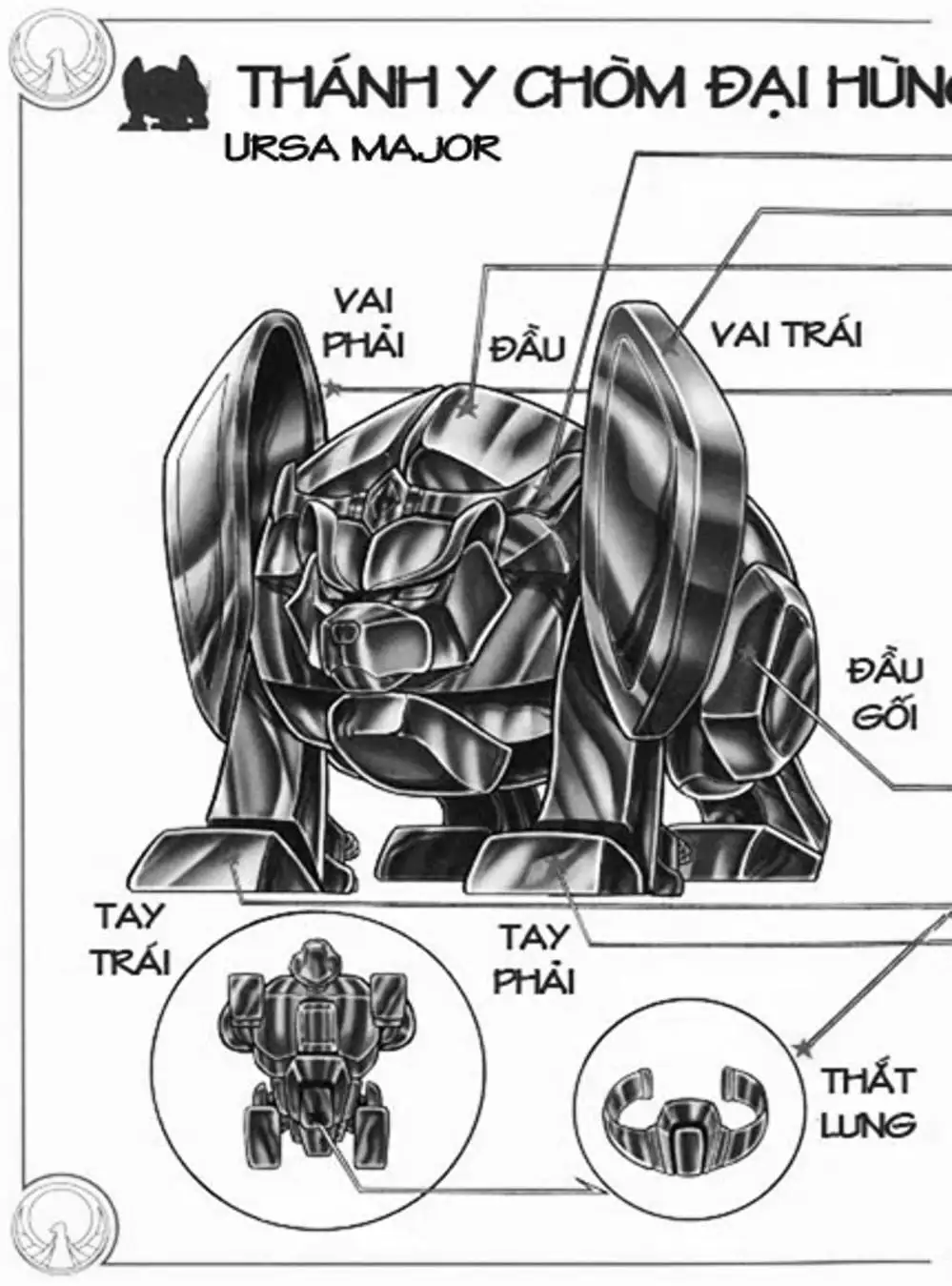 Truyện Tranh Áo Giáp Vàng - Saint Seiya trang 4