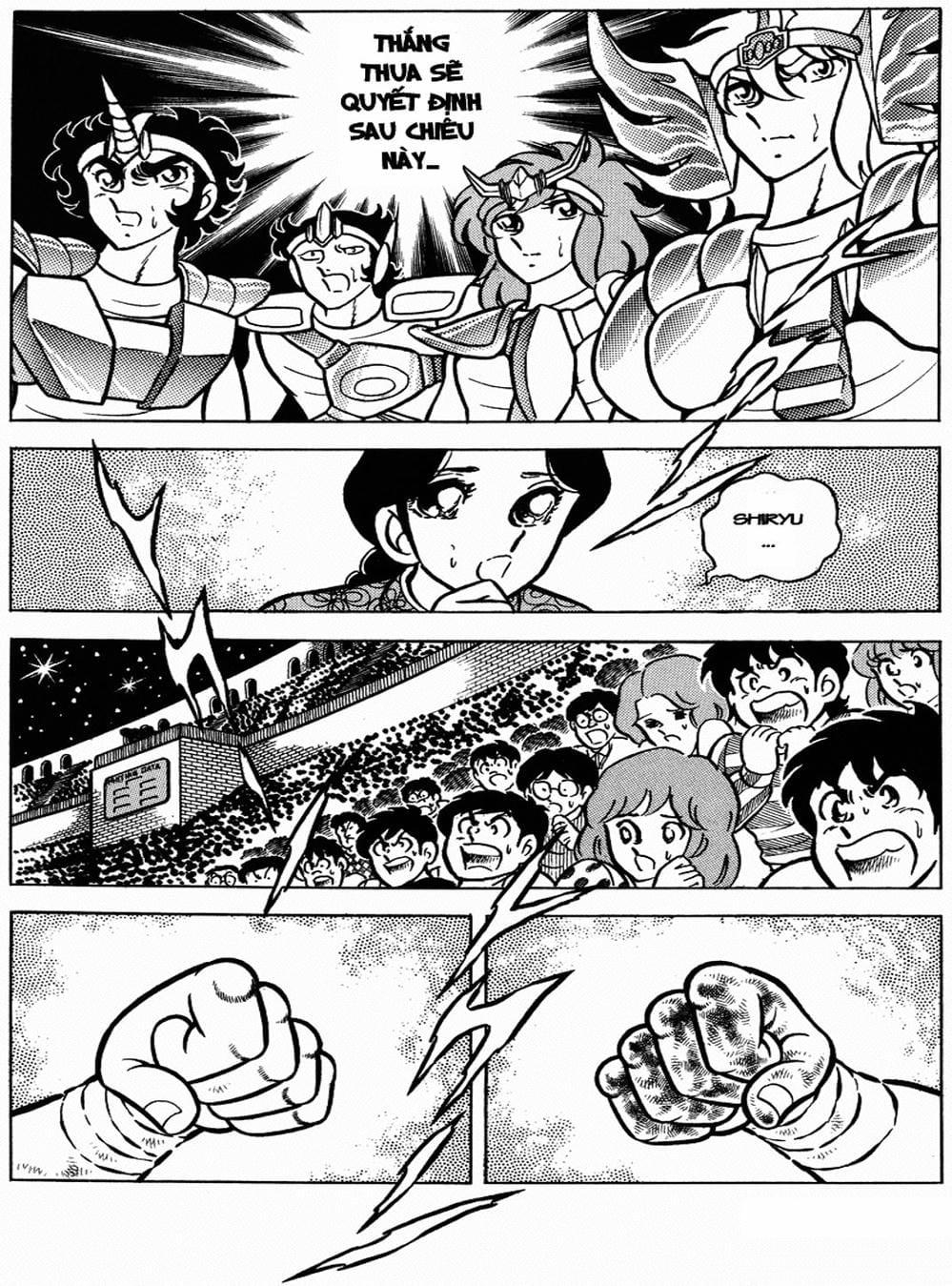Truyện Tranh Áo Giáp Vàng - Saint Seiya trang 4