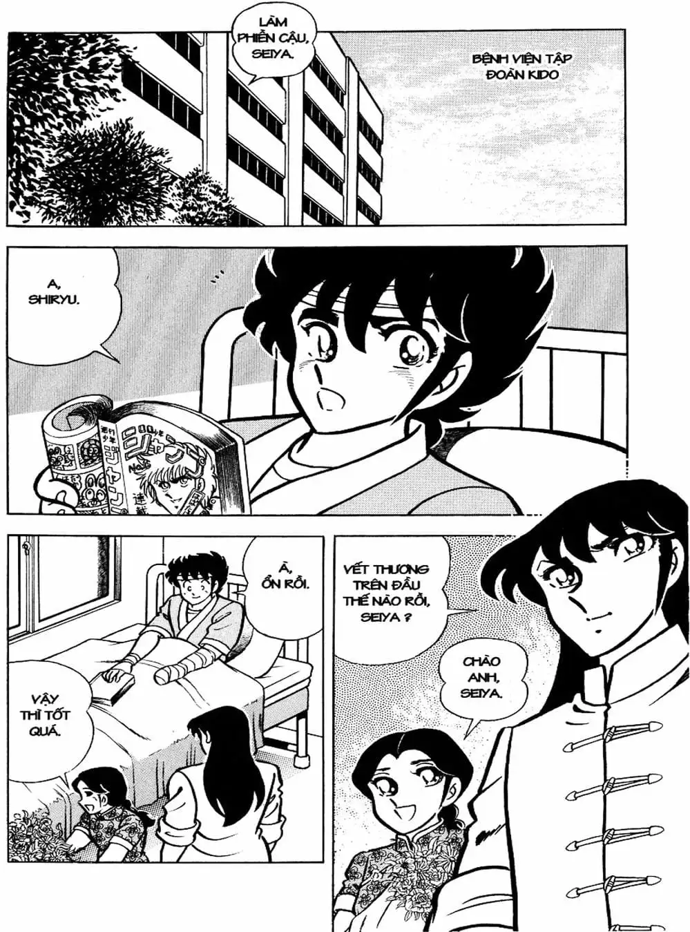 Truyện Tranh Áo Giáp Vàng - Saint Seiya trang 4