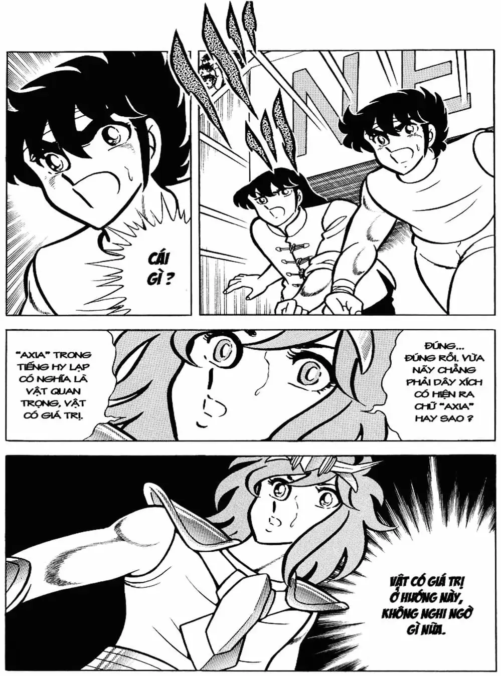 Truyện Tranh Áo Giáp Vàng - Saint Seiya trang 4