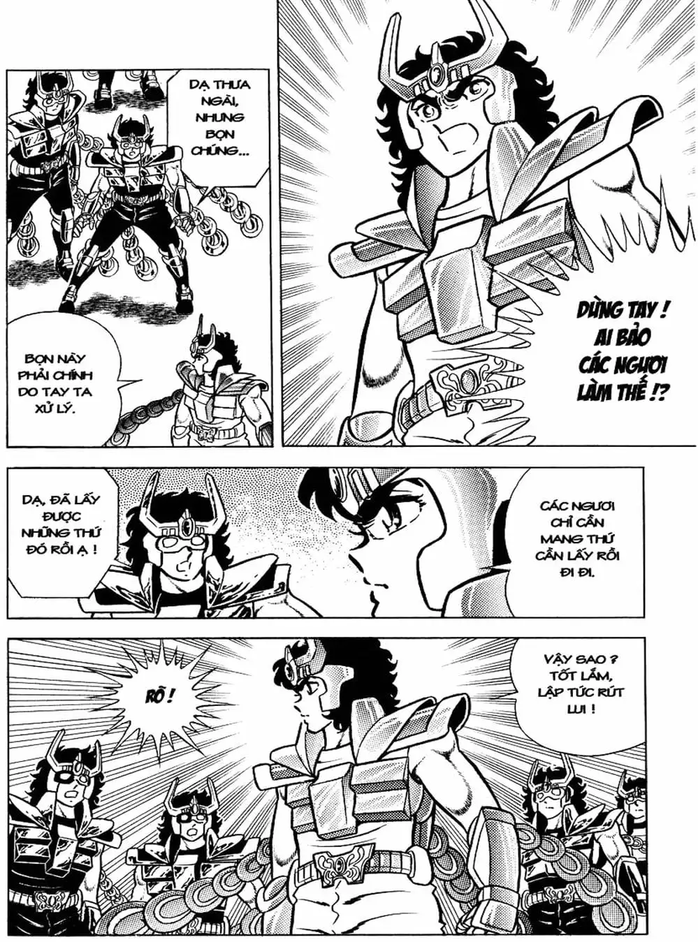 Truyện Tranh Áo Giáp Vàng - Saint Seiya trang 4