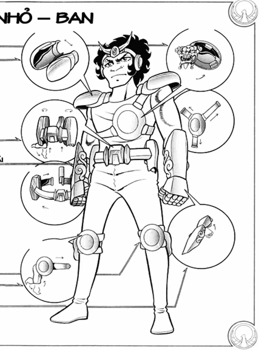 Truyện Tranh Áo Giáp Vàng - Saint Seiya trang 4