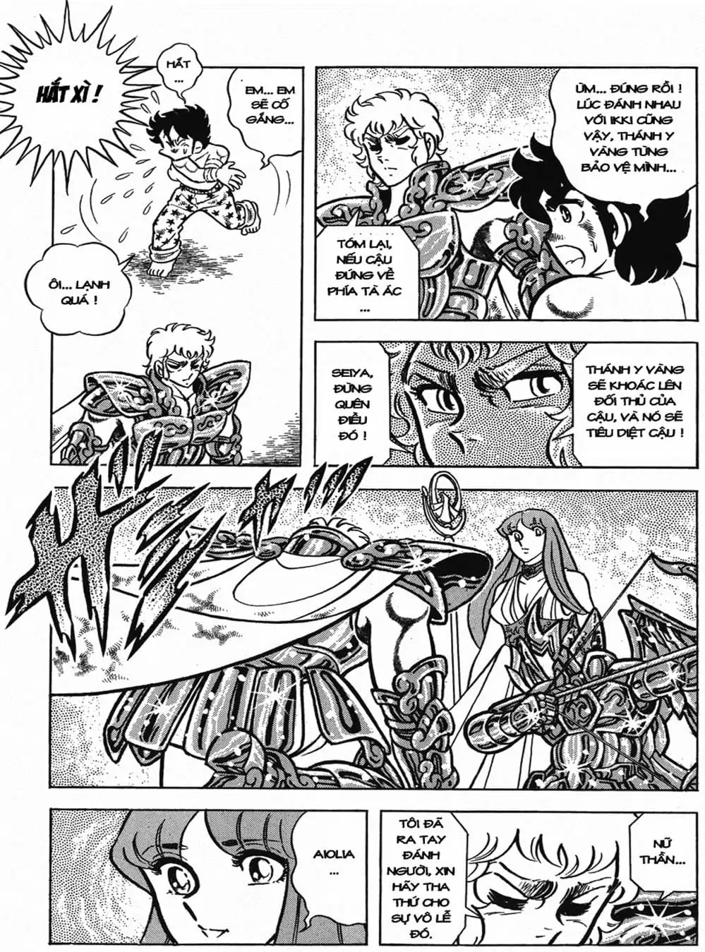 Truyện Tranh Áo Giáp Vàng - Saint Seiya trang 4