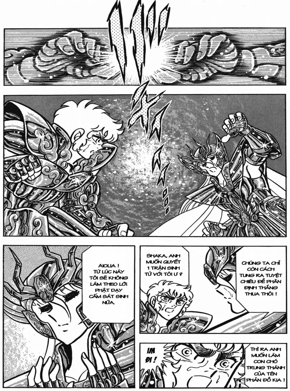 Truyện Tranh Áo Giáp Vàng - Saint Seiya trang 4