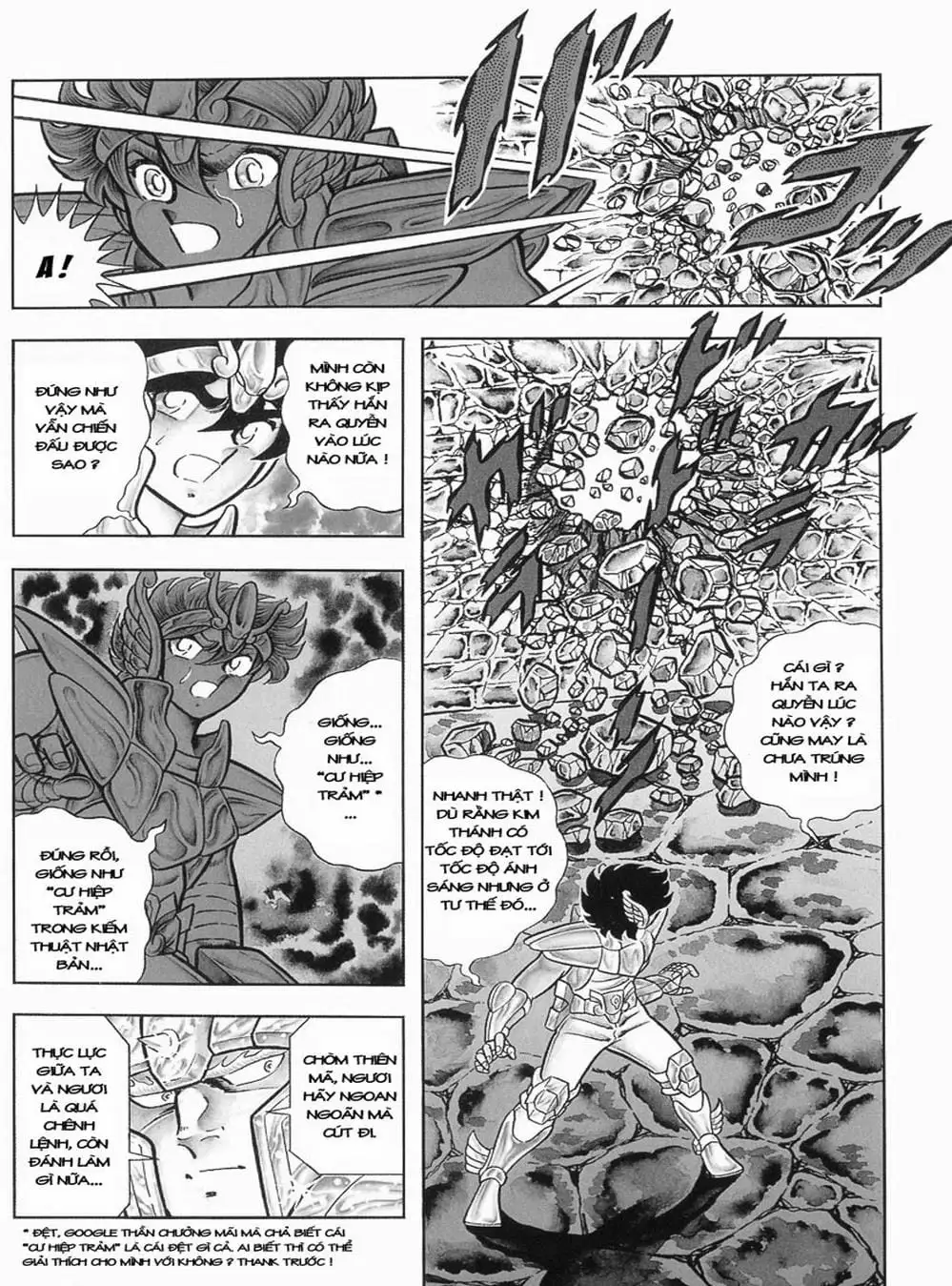 Truyện Tranh Áo Giáp Vàng - Saint Seiya trang 4