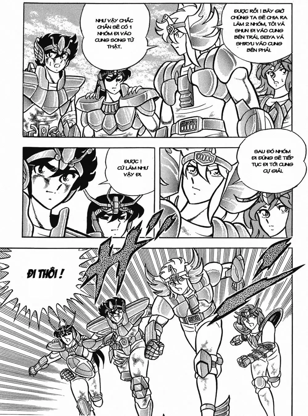 Truyện Tranh Áo Giáp Vàng - Saint Seiya trang 4