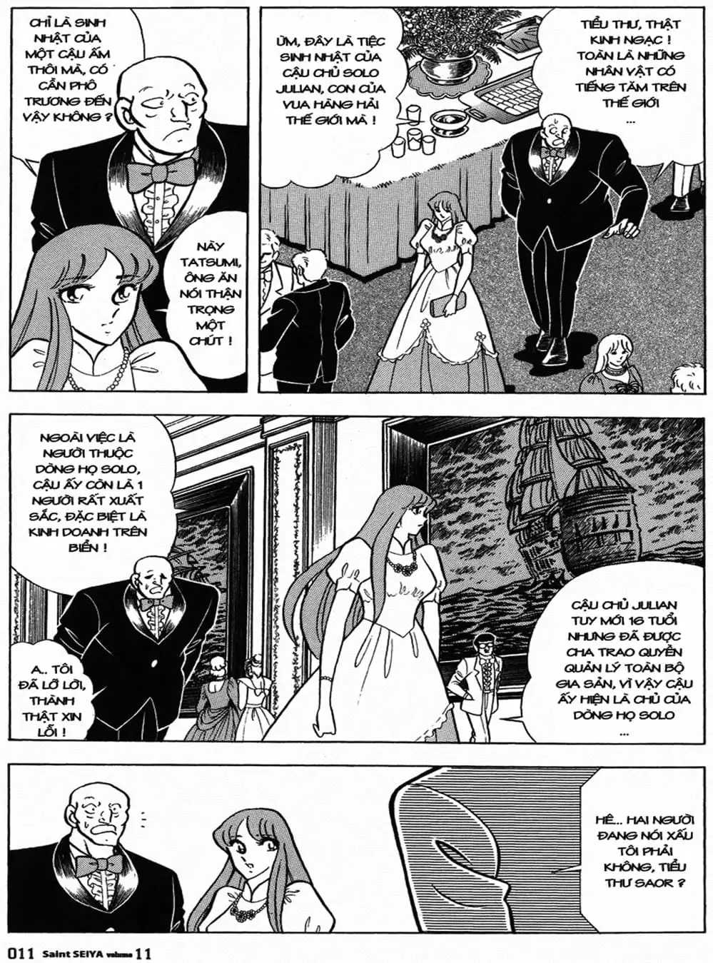 Truyện Tranh Áo Giáp Vàng - Saint Seiya trang 4