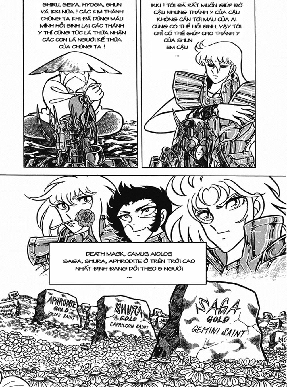 Truyện Tranh Áo Giáp Vàng - Saint Seiya trang 4