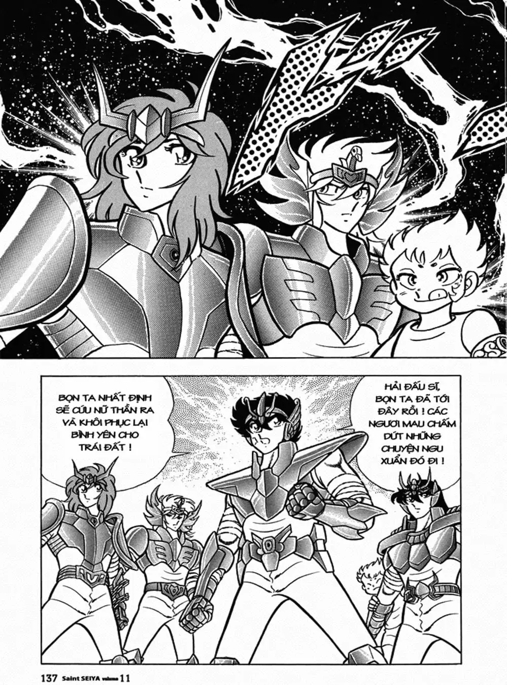 Truyện Tranh Áo Giáp Vàng - Saint Seiya trang 4