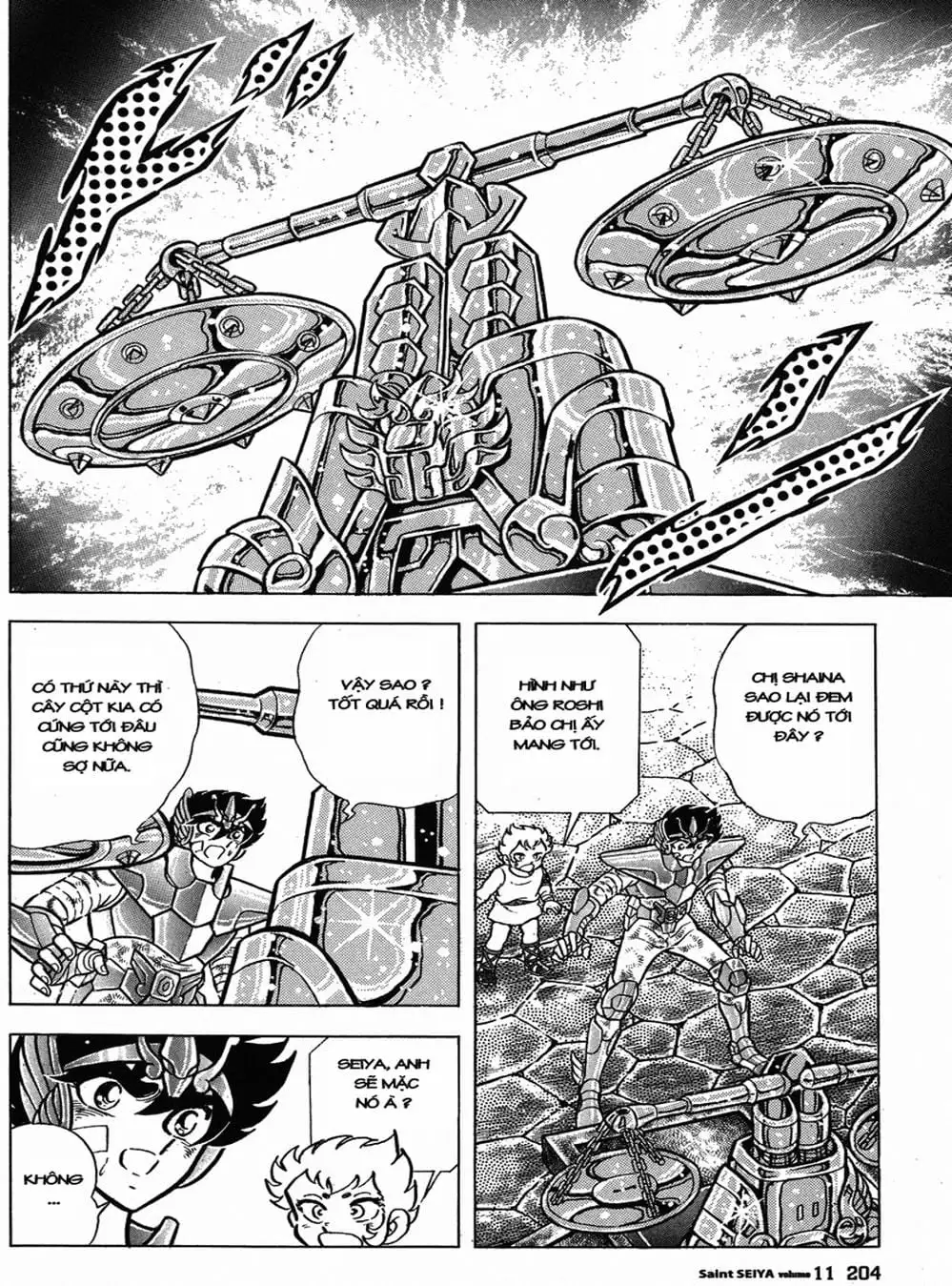Truyện Tranh Áo Giáp Vàng - Saint Seiya trang 4