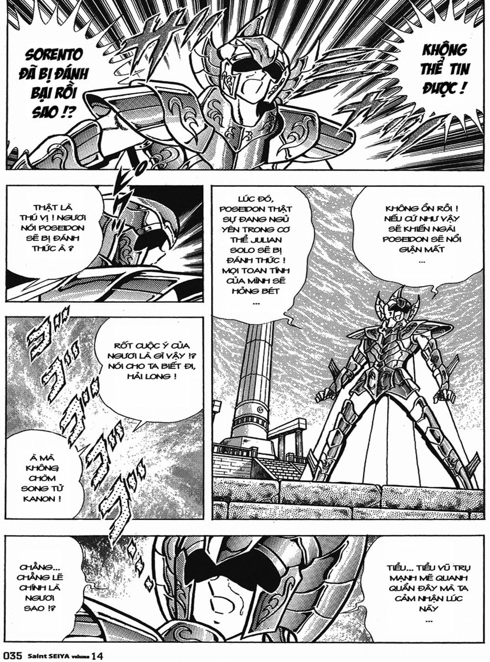Truyện Tranh Áo Giáp Vàng - Saint Seiya trang 4