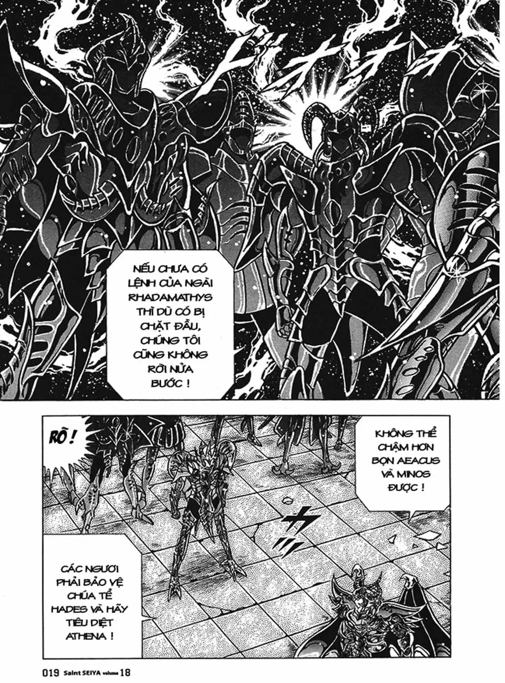 Truyện Tranh Áo Giáp Vàng - Saint Seiya trang 4