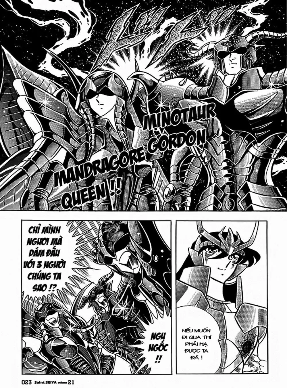 Truyện Tranh Áo Giáp Vàng - Saint Seiya trang 4