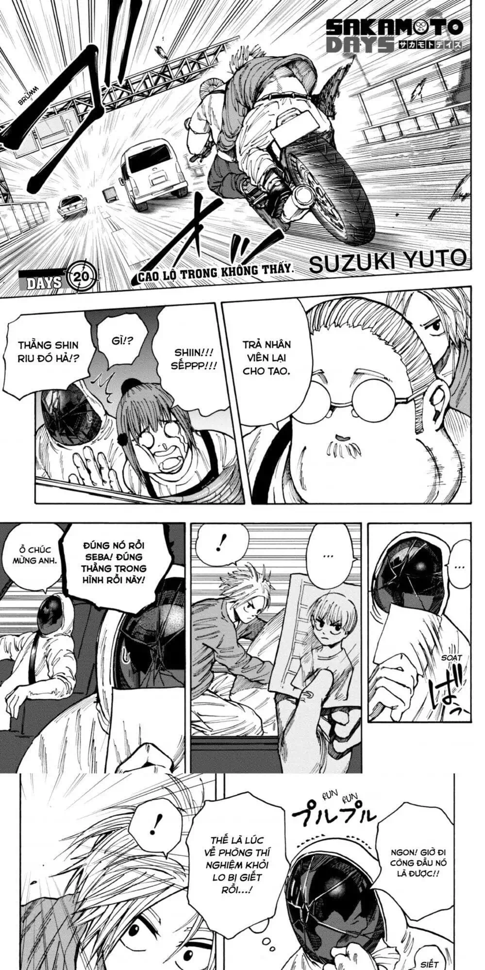 Truyện Tranh Sát Thủ Về Vườn - Sakamoto Days trang 6