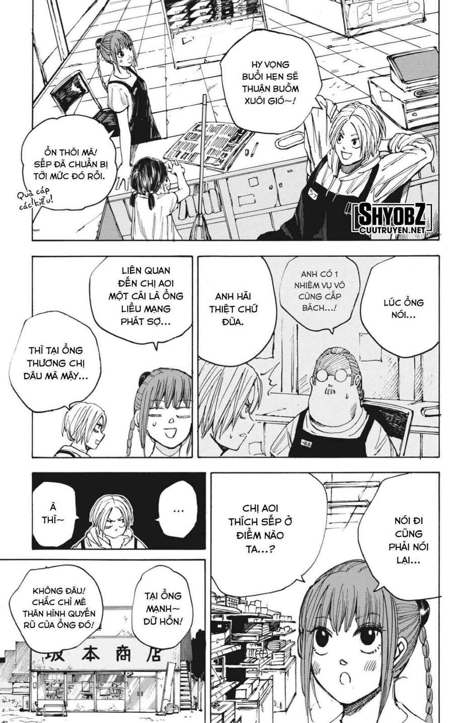 Truyện Tranh Sát Thủ Về Vườn - Sakamoto Days trang 7